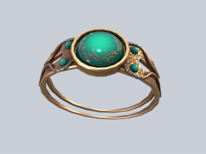 Fantasy ring Modelo 3D