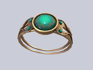 Cincin fantasi Model 3D
