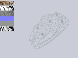 Cincin fantasi Model 3D