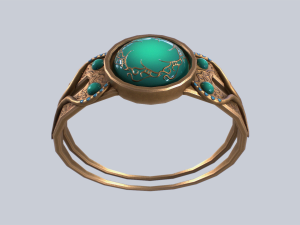 Fantasy ring Modelo 3D