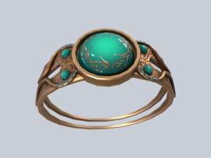 Fantasy ring Modelo 3D
