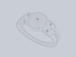 Fantasy ring Modelo 3D