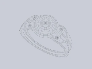 Cincin fantasi Model 3D