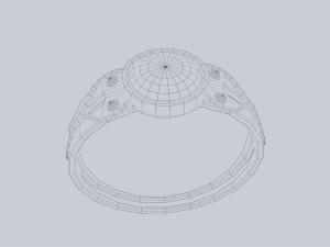 Fantasy ring Modelo 3D