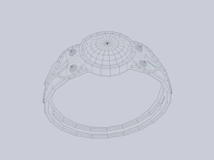 Cincin fantasi Model 3D