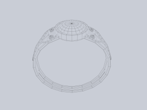 Fantasy ring Modelo 3D