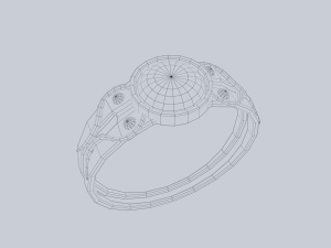 Fantasy ring Modelo 3D