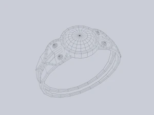 Cincin fantasi Model 3D