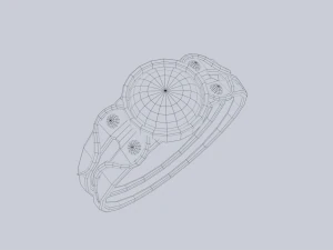 Cincin fantasi Model 3D