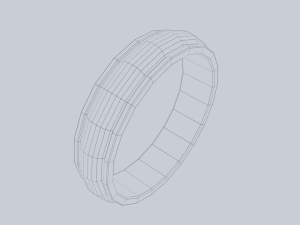 Fantasy ring Modelo 3D