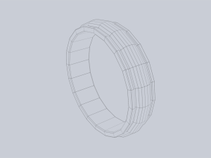 Fantasy ring Modelo 3D