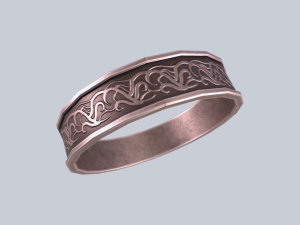 Fantasy ring Modelo 3D