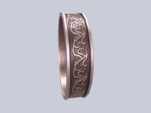 Fantasy ring 3D Model