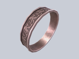 Fantasy ring 3D Модель