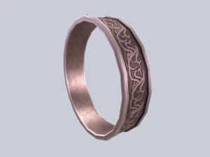 Fantasy ring 3D Model