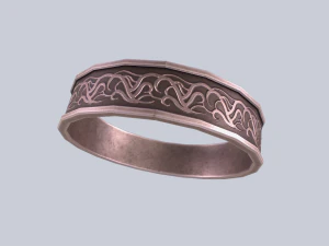 Fantasy ring 3D Model