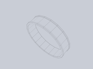 Fantasy ring 3D Модель