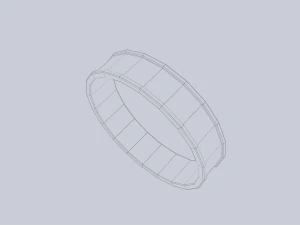 Fantasy ring 3D Model