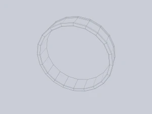 Fantasy ring 3D Model