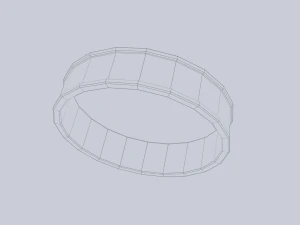 Fantasy ring 3D Model