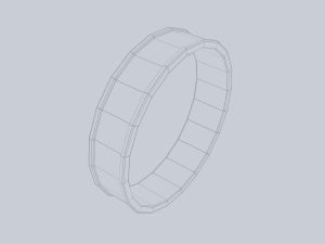 Fantasy ring 3D Модель