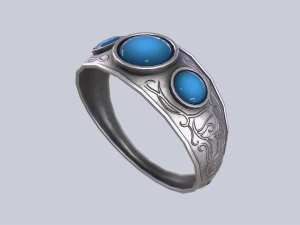 Anel de fantasia Modelo 3D