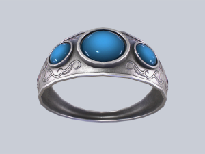 Fantasy ring Modelo 3D