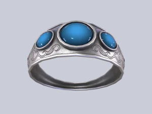 Fantasy ring 3D Model