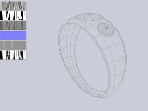 Fantasy ring 3D Model