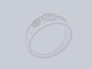 Fantasy ring Modelo 3D