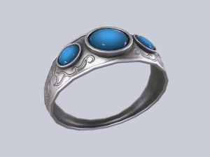 Fantasy ring 3D Model