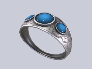 Fantasy ring 3D Model