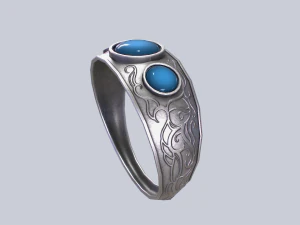 Fantasy ring 3D Model
