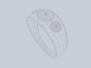 Fantasy ring Modelo 3D