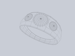 Fantasy ring Modelo 3D