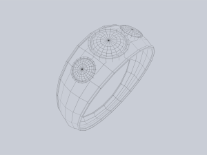 Fantasy ring Modelo 3D
