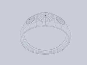Fantasy ring 3D Model
