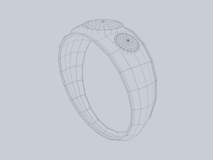 Fantasy ring Modelo 3D