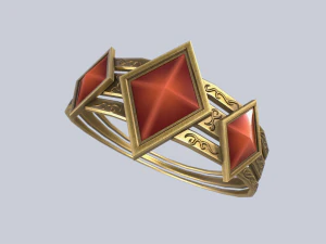 Fantasy ring 3D Model