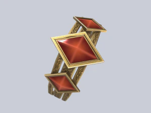 Fantasy ring 3D Model