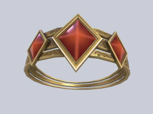 Fantasy ring 3D Model