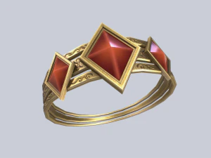 Fantasy ring 3D Model