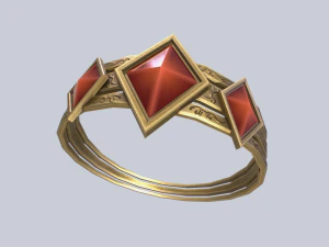 Fantasy ring 3D Model