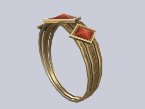 Fantasy ring 3D Model