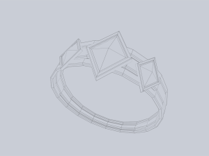 Fantasy ring 3D 模型