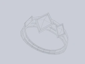 Fantasy ring 3D Model