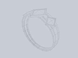 Fantasy ring 3D 模型