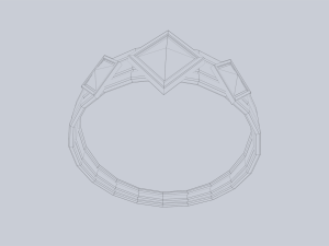 Fantasy ring 3D 模型