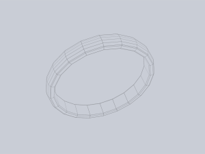 Fantasy ring Modèle 3D