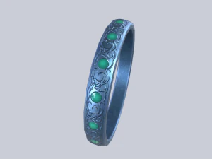 Fantasy ring 3D Model